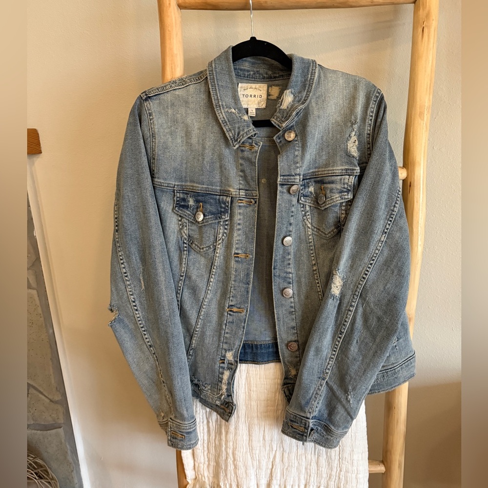 Torrid Light Blue Denim Jacket